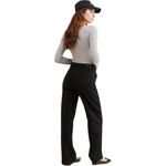 DL1961 Anthropologie Hepburn Black Wide Leg Knit Jean style Pants Size 28 Photo 1