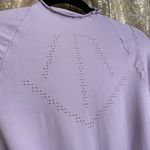 Free People Movement Lilac Lavender Good Karma High Neck Stretchy Top M/L NWOT Photo 3