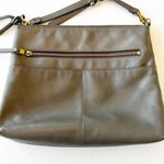 Fossil  Gray Leather Fiona Crossbody Bag Photo 1