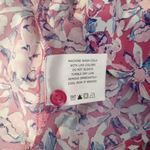 Coolibar UPF 50 tunic Top Roll Up Slerves Colorful Vacation Resort Womens Pink Size M Photo 5