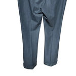 Joseph  Rocket Gabardine Stripe Jacquard Navy Blue Trouser Pants Size 42 / US 10‎ Photo 6