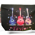 Taylor Swift New!  Black 3 Guitar Make-up Bag Photo 0