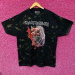 Iron Maiden Oversized Purgatory Bleach dye Tshirt Size Medium Photo 0