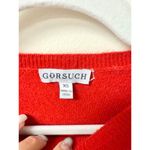 Gorsuch Crewneck Long Sleeve Cashmere Pullover Sweater Scarlet Red Women's XS Photo 3