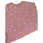 Sonoma  the everyday tee bright coral with floral pattern size 4X Photo 3