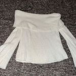 Forever 21 White Crow Off The Shoulder Sweater Photo 2