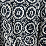 J.Crew Midi Dress 16 Navy White Embroidered Eyelet Double Strap A-Line Summer Photo 13