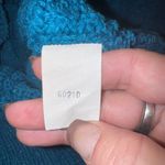 Lake Harmony Rowing Club Blue Cotton Cable Knit Sweater Medium Vintage Made USA Photo 6