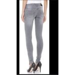 ANINE BING  Double Zip Skinny Gray Distressed Jeans Size: 24 Photo 1