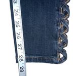 Good American Good Legs Side Cut Out Dark Wash Skinny Jeans 00/24 Photo 7