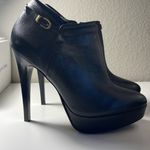 DT Diego Torreblanca Black High Heel Booties Size 8 EUC #3106 Photo 2