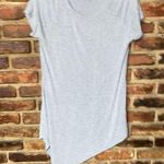Joan Vass  Studio Gray Short Sleeve Asymmetrical Top Women's Size Small Photo 0