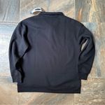 Mondetta  Collared Fleece Pullover Top NWT Women's Size Large Black Photo 4