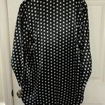 Victoria's Secret Vintage Victoria’s Secret Polka Dot Print Long Sleeve Button Front Sleep Shirt Photo 5