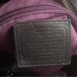 Coach  Signature Mia Op Art Shoulder Tote Handbag Photo 8