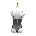 Victoria's Secret Victoria’s Secret Deep V Lace Teddy/Bodysuit Black Size M NWT Photo 10