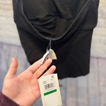 Becca  Women's Standard Modern Edge Bandeau Tankini, Swimsuit Tops, Black L NWT Photo 4