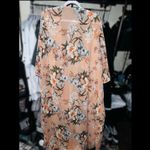 SheIn Plus Floral Print Chiffon Kimono Photo 2