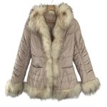 Penny Lane Fur Lined Puffer Coat Y2K Bratz Small Pink Photo 8