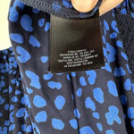 HD in Paris Anthropologie  size‎ XS Ressica Leopard Tunic Top blue black Photo 6