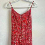 Abel the label Anthropologie‎  Women’s Lola Red Hi-Low Maxi Dress Size XS Photo 6