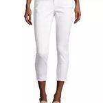 Michael Kors Izzy Cropped Skinny Mid Rise Jeans Size 6 White NWT Photo 0