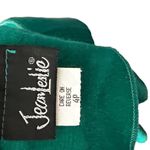 Vintage Jean Leslie Two Piece Green Dress Set Size 4P Photo 46