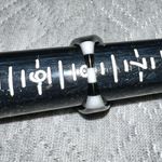 Vintage black and white striped lucite ring!! Photo 5