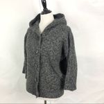 Cambridge‎ Dry Goods Alpaca Wool Blend Cardigan Black Size M Photo 3
