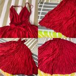 ANGL Maxi Red Dress Photo 8