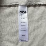 ASOS 🔃 Gray Scoop Cut Neckline Cotton Short Sleeve Tee Shirt Photo 3