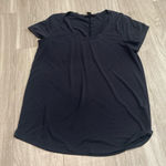 Athleta  Black Short Sleeve Tee Photo 0