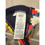 Boden Floral Print Sports Bra Racerback Yoga Gym Workout Activewear Women Size 8 Red Photo 2