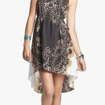 Free People Vintage Y2K Open Lace Back High Low Tank Mini Tea Sundress Size XS Photo 0