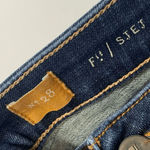 Pilcro and the Letterpress Womens Denim Jeans Skinny Dark Blue Wash Size 28 Photo 4