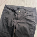 Susan Graver Stylish Black Denim Pants Photo 2