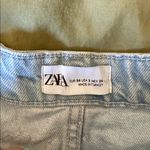 ZARA  Cut-out Denim Shorts Photo 6