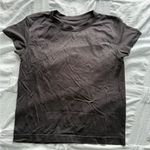 Lululemon  Athletica Black Fitted Short Sleeve Tee Photo 0