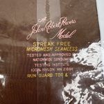 Vintage Size 9.5 Hosiery Stockings Pantyhose Seamless Nylons 2 Pair Micro Charm Tan Photo 4