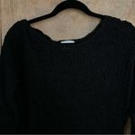 H & M Black loose knit sweater. Size XS Photo 1