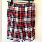 Pendleton Vintage  Plaid Bermuda Shorts Sz 6 Tartan 100% Virgin Wool Photo 0