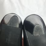 Etienne Aigner  Women's Chunky Heel Black Leather Pumps Size 9 Photo 7