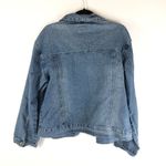 Misswan Womens Denim Jacket Embroidered Butterflies Floral Vintage Y2K US L Blue Size L Photo 2