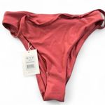 ANDIE NWT Swim Riviera High-Waisted Bikini Bottom Punch Orange XS Retro Fun Photo 0