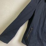 Nina McLemore Jacket Womens Size 10 Navy Button Up Outdoors Zip Pockets USA Blue Photo 4