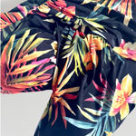 MiracleSuit  Size US 14‎ One Piece Tropical Floral Ruched Waist Swimsuit Slimming Photo 3