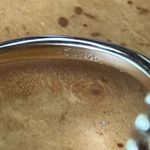 Natural Red Garnet Sterling Silver Ring Size 8 Gold Photo 5