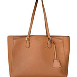 Tory Burch Robinson Leather Tote in Cardamom Photo 0