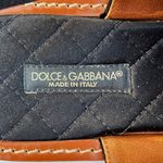 Dolce & Gabbana women’s jeweled satin flat sandal size IT 37.5 US 7.5 Photo 7