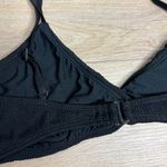 Good American NWOT  Crinkle Always Fit Twist BikiniTop Black Size‎ 6 3XL Photo 7